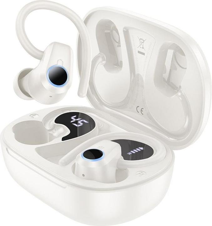 Hoco EQ8 Pure Joy Headset Wireless In-Ear Anrufe/Musik Bluetooth Weiss (7 h, Wireless)