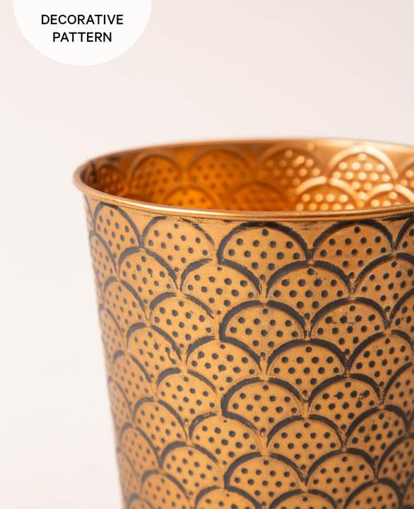 Actual product image Esmée Flower pot / planter Orient, sheet metal (13 cm)