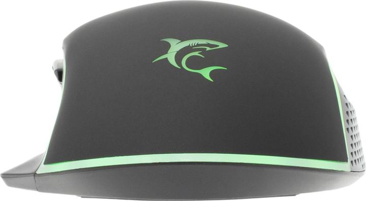 Actual product image White Shark Gaming mouse Gareth Black with RGB illumination (Cable)