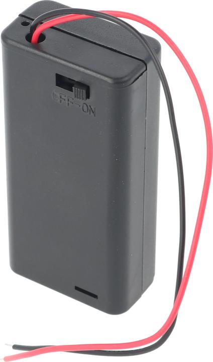 Actual product image XCell Batteriehalter für 2x Mignon AA LR6 Batterie mit An/Aus Schalter