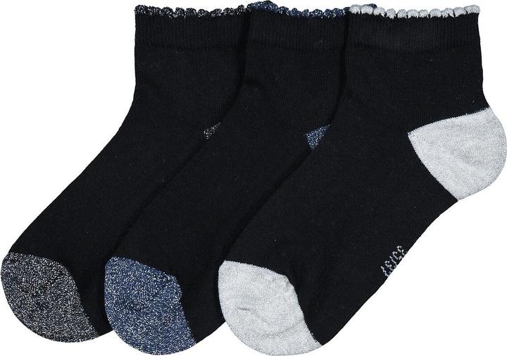 La Redoute Collections 3er-Pack Kurzsocken mit Glitzerdetails