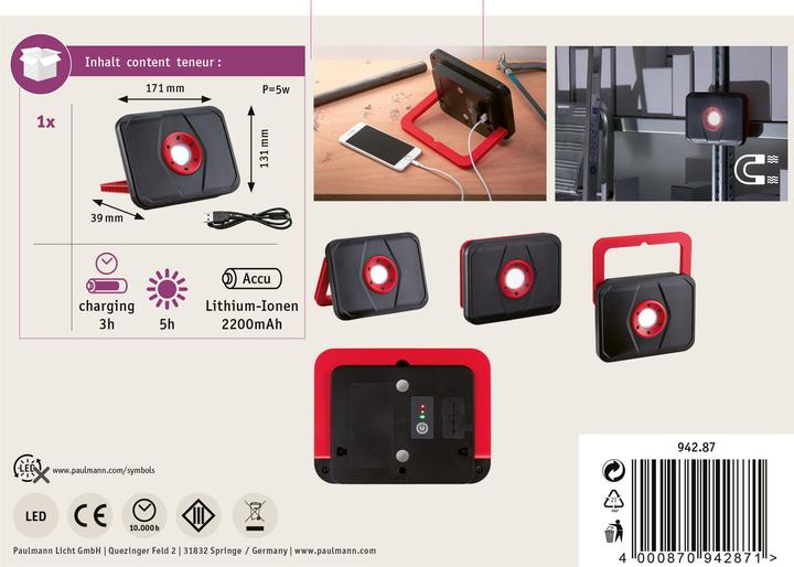 Produktbild Paulmann Mobile Worklight (440 lm)