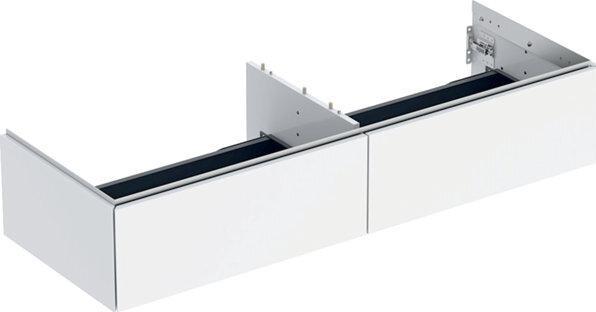 Geberit ONE Unterschrank für Aufsatzwaschtisch, 2 Schubladen, 133,2x26,6x47cm, 505.076.00. (133.5 x 47 x 31 cm)