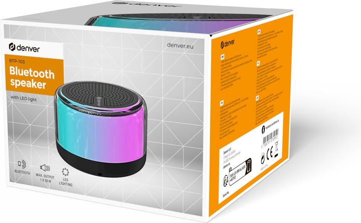 Actual product image Denver BTP-103 BT Loudspeaker (Battery operated)