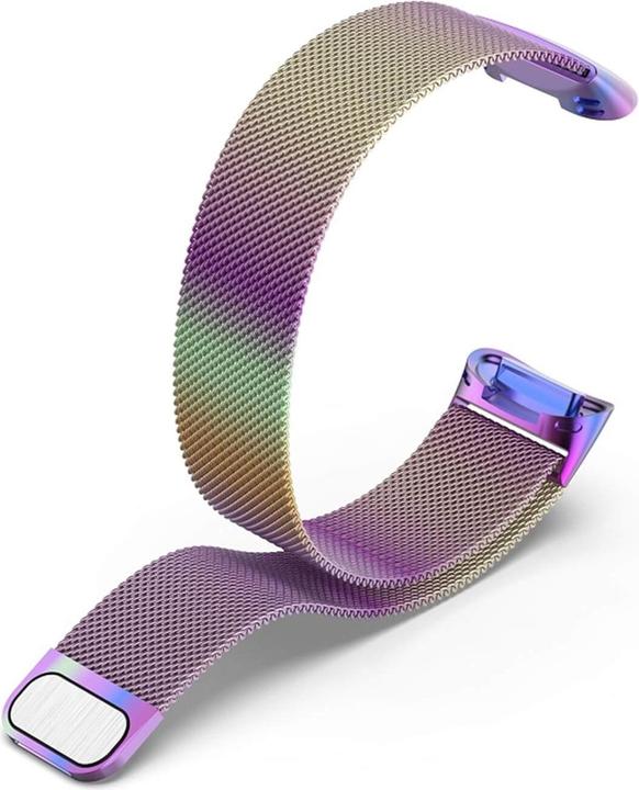 Actual product image Cover-Discount Fitbit Charge 6 - Magnetic replacement strap Milanese (Stainless steel)