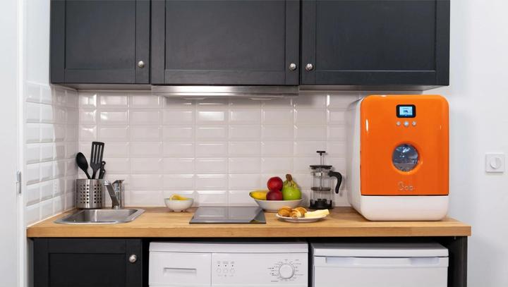 Productafbeelding Daan Tech Bob Oranje/Witte vaatwasser