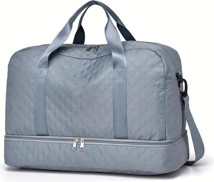 Only-Bags.Store Leichtgewichtige Argyle Muster Gepäcktasche, grosse Kapazität Travel Duffle Bag, Portable Overnight