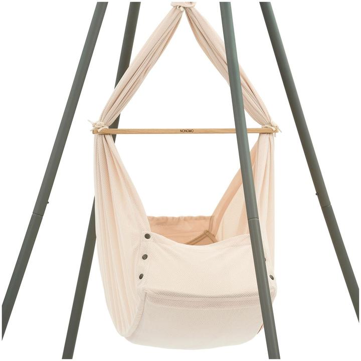 Actual product image Nonomo Federwiege mit Tipi anthrazit
