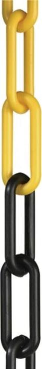Actual product image HP Autozubehör Barrier chain plastic yellow/black 6 mm length 25 m (25 m)
