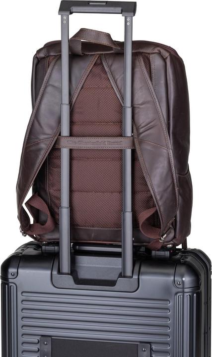 Image du produit Chesterfield Rich Leren Laptop Rugtas - 15,4 inch - Bruin (19 l)