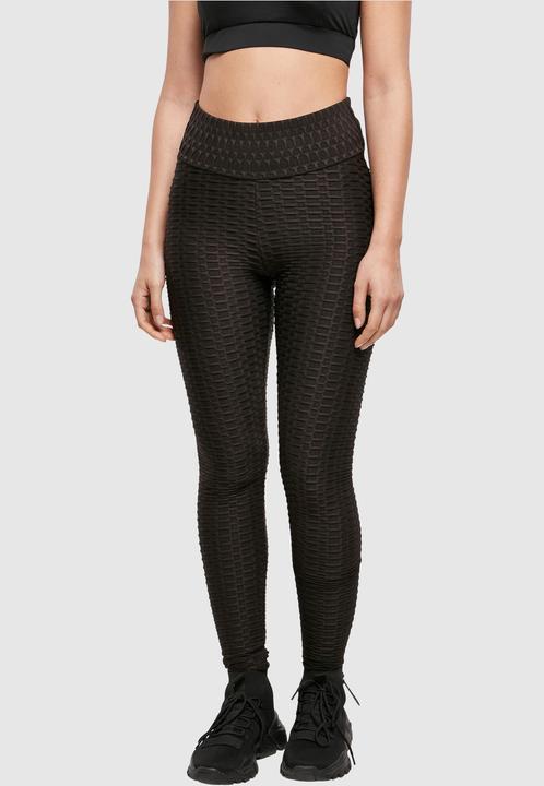 Actual product image Urban Classics Ladies High Waist Honeycomb Leggings - 16533 (S)