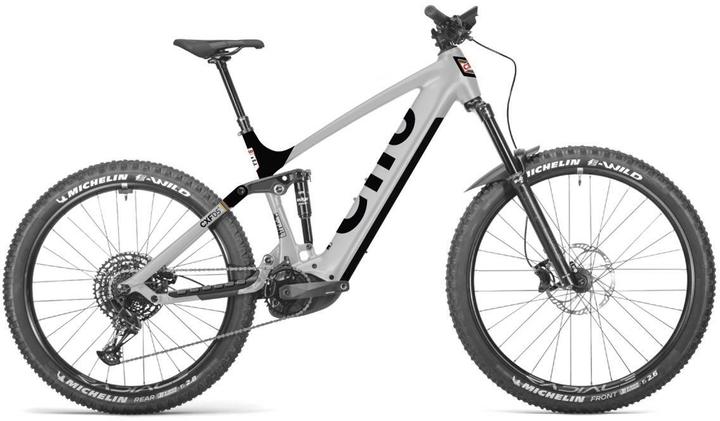 Cilo E-mountain bike Diamondcross CXF°05+, argento, L (47 cm)