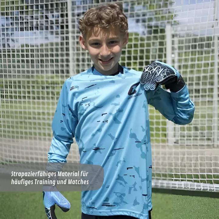 Actual product image Catch & Keep Trikot Blue Camou Protection Torwarttrikot Gr. XL Fussball Shirt (XL)