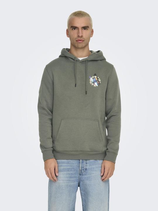 Produktbild Only & Sons ONSKEANE Sweatshirt Kapuzenpullover (XL)
