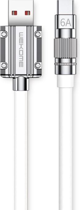 Actual product image Wekome WDC-186 Wingle series - USB-A to USB-C fast charging connection cable 1 m (white) (1 m)