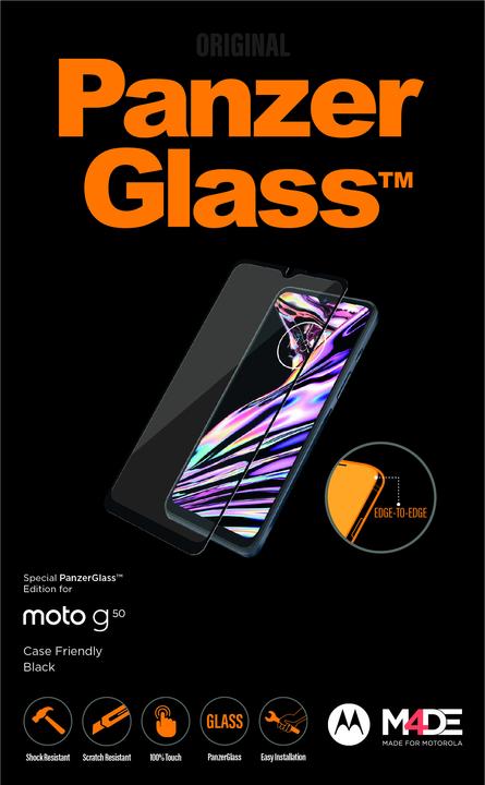 Produktbild PanzerGlass Edge to Edge (1 Stück, Motorola Moto G50)