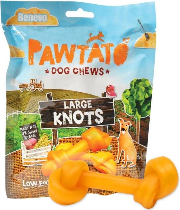 Produktbild Benevo Pawtato Large Knots (Welpe + Kitten, 1 Stk., 180 g)
