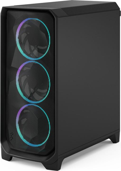 Actual product image Fractal Case Meshify 3 Black RGB TG Light Tint (ATX, Mini-ITX, E-ATX, mATX)