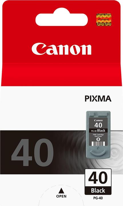 Actual product image Canon PG-40 BLACK INK 0615B001 (FC)