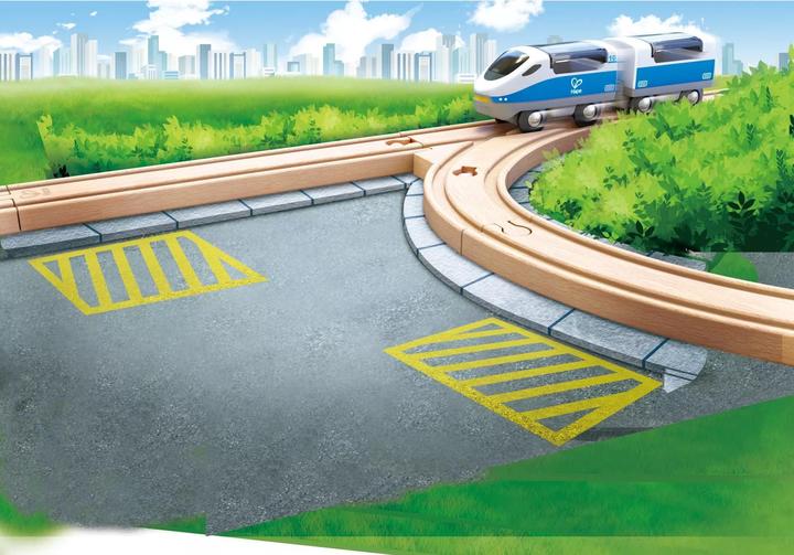 Produktbild Hape Lange Kurvenschienen (4 Stk.)