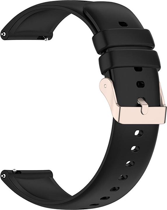 Image du produit Marka Niezdefiniowana Bracelet en silicone pour Xiaomi Mi Watch / Amazfit GTR 47mm - Noir (Silicone)