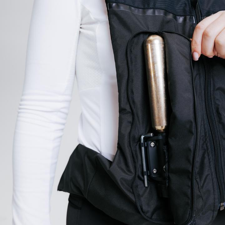 Produktbild Caperlan Reitschutzweste Airbag Damen/Herren schwarz (L)
