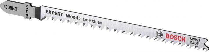 Image du produit Bosch Professional Zubehör Lame de scie sauteuse EXPERT 'Wood 2-side clean' T 308 BO, 5 pièces