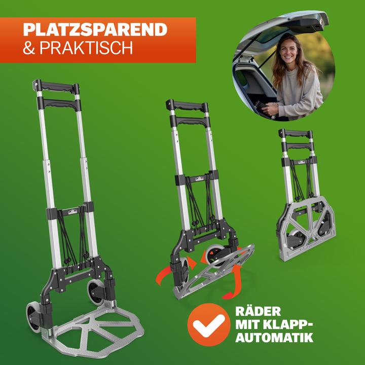 Actual product image Gardebruk Foldable Aluminium sack truck 80kg (80 kg)