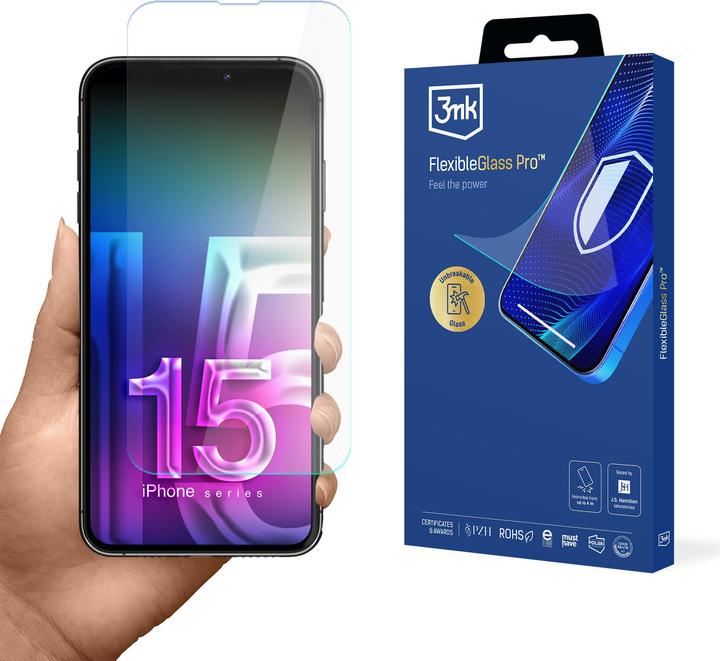 Produktbild 3MK Hybridglas FlexibleGlass Pro v2.0 für Apple iPhone 15 Pro Max (Apple iPhone 15 Pro Max)