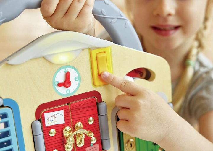 Actual product image Hape Game board lock & key