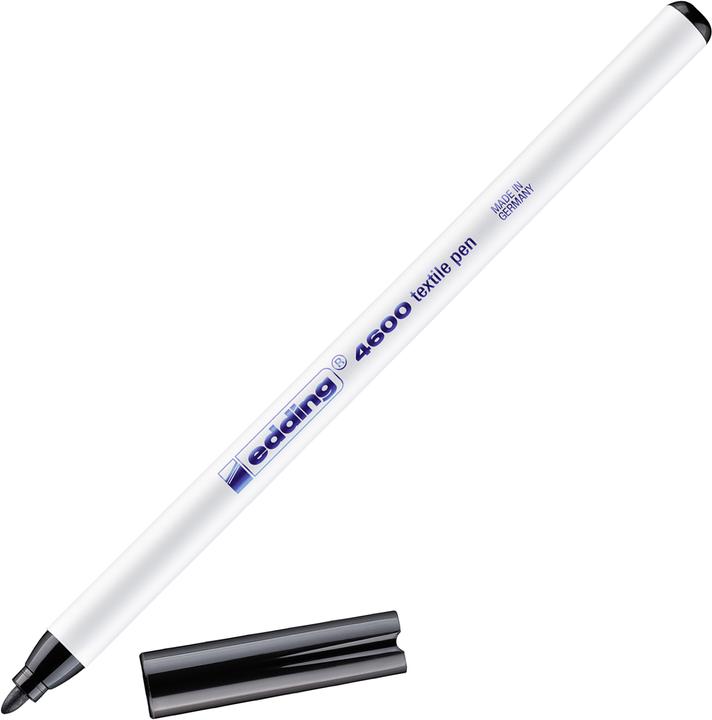 Image du produit Edding 4600 - Stylo pour t-shirt (Noir, 1 mm, 1 x)
