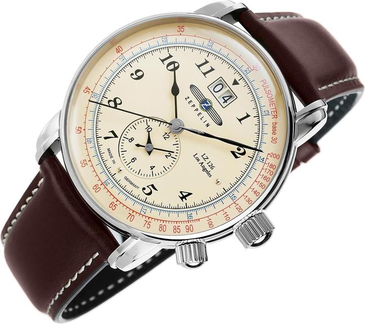 Immagine prodotto Zeppelin Los Angeles (Cronografo, Orologio da polso analogico, 43 mm)