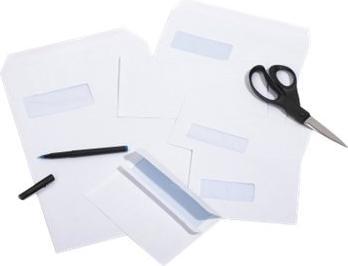 Actual product image Bong Mailman C4p envelope, self-adhesive, top left box, 90 g, 500 pieces. (229 x 324 mm, 500 x)