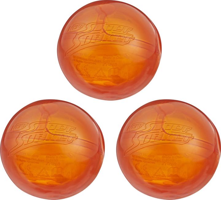 Nerf Super Soaker Hydro Balls 3-pack, reusable, water-fillable balls. (3 x)
