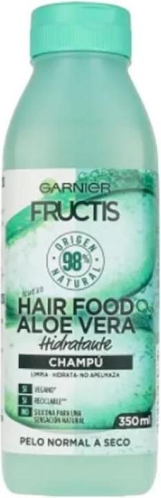 Immagine prodotto Garnier Fructis Hair Food Shampoo Idratante all'Aloe Vera 350 ml (350 ml, Shampoo liquido)