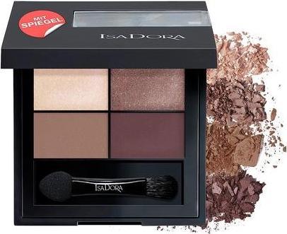 Actual product image Isadora Eye Shadow quadruple eye shadow 08 Chic Neutrals 4g (08 Chic neutrals)