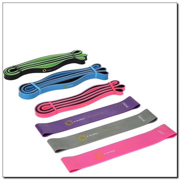 Image du produit HMS Kit d'élastiques d'exercice GU04/06 Profi-Set