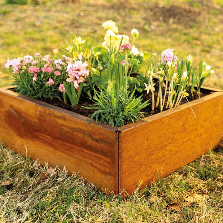 Produktbild Bellissa Vertikalbeet Rahmen M L 75 x B 75 x H 20 cm, 1.5 mm Corten