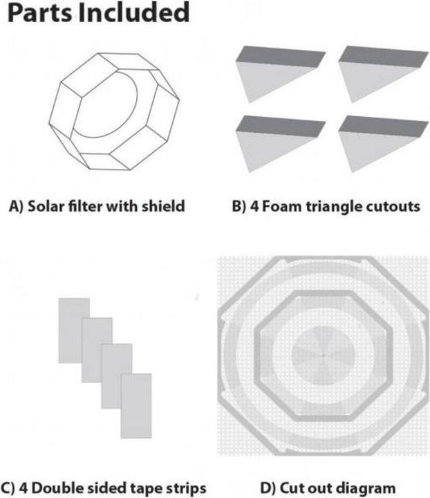 Actual product image Explore Scientific Teleskopo saulÄ-s filtras Sun Catcher for
