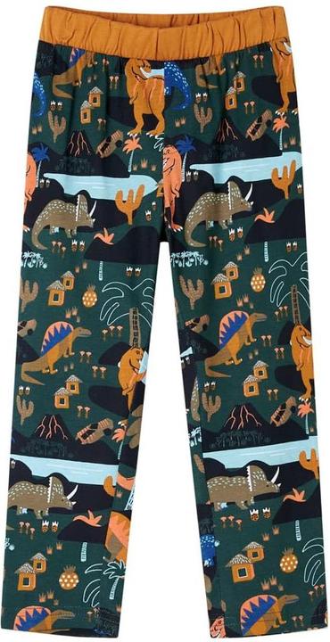 Produktbild VidaXL Kinderpyjama mit Langen Ärmeln Dunkelgrün 92,Material (92)