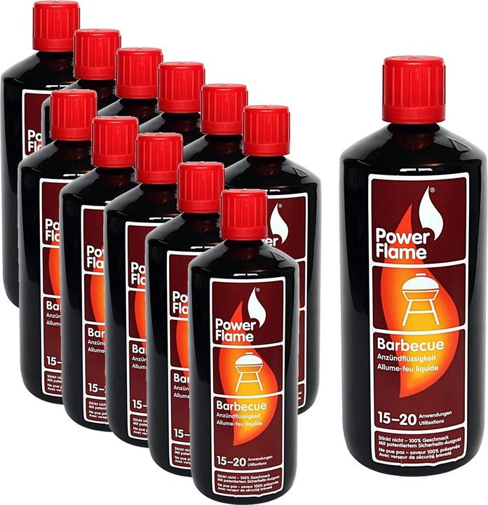 Image du produit Powerflame Liquide d'allumage pour barbecue 12 x 1 litre