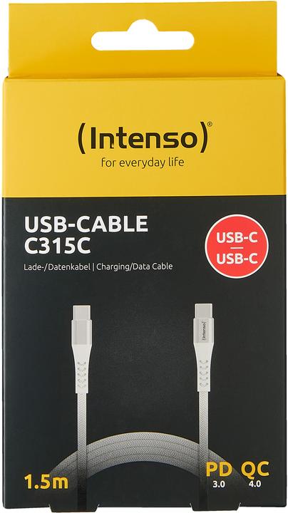 Image du produit Intenso USB C — USB C (1.50 m, USB 2.0, 60 W)