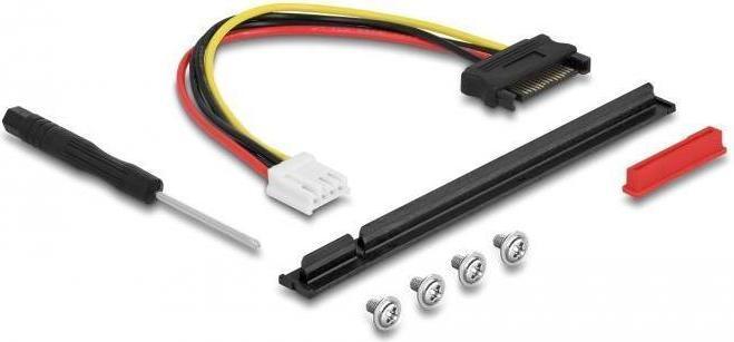 Actual product image Delock M.2 Key M to PCIe x16 NVMe adapter with 20 cm cable