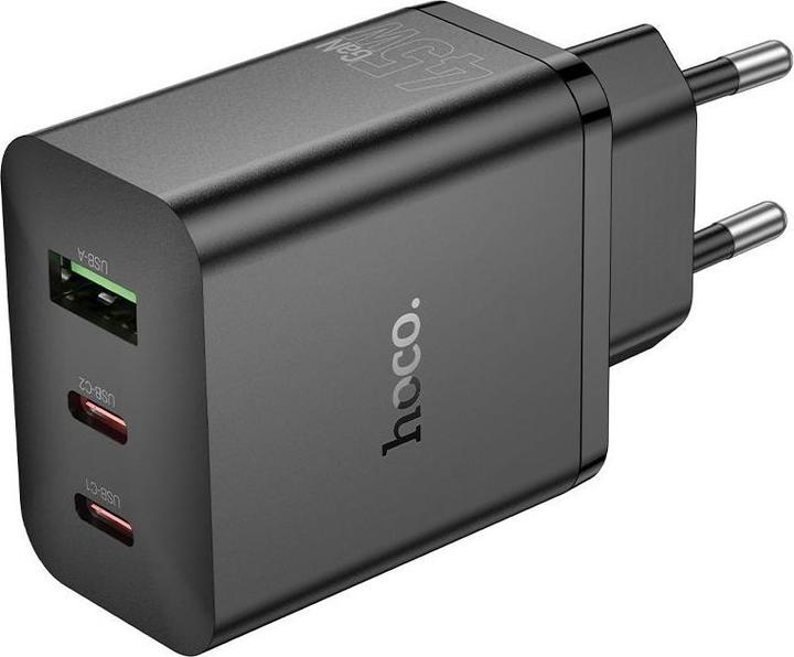 Image du produit Hoco Adapter N50 Scenery PD45W(2C1A) charger(EU) Black (45 W)