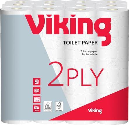 Actual product image Viking Toilet paper Standard 2-ply (48 x)