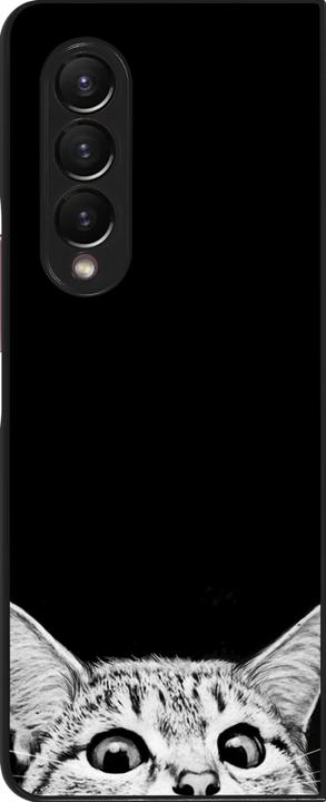 Immagine prodotto PhoneLook Copertina Gatto che guarda in alto nero (Samsung Galaxy Z Fold3)