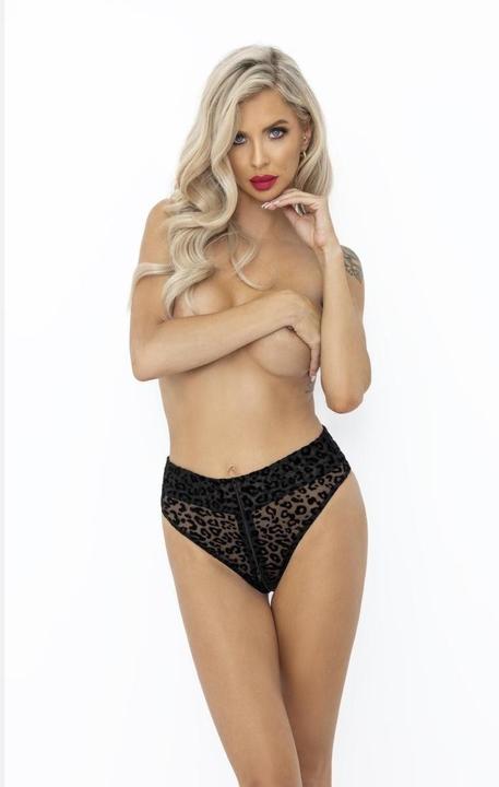 Productafbeelding Noir Handmade Luipaard vlokpanty (M)