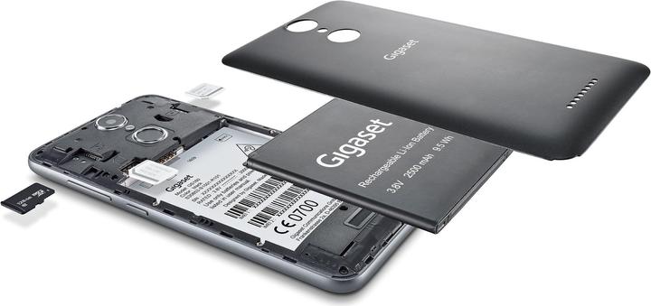 Immagine prodotto Gigaset Gs160 (16 GB, Nero, 5", Doppia SIM Ibrida, 13 Mpx, 4G)