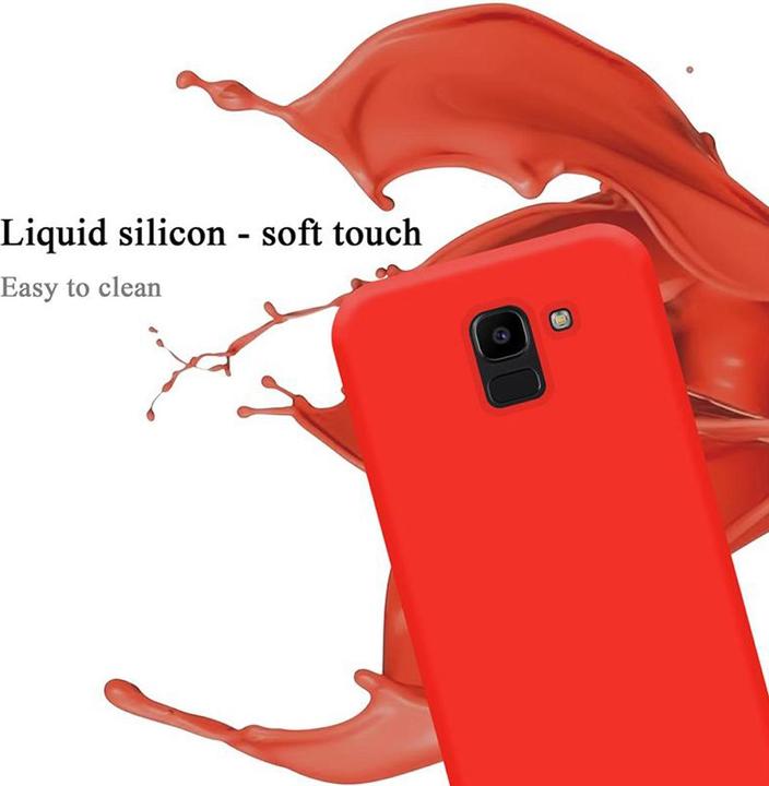 Image du produit Cadorabo TPU Liquid Silicone Case Cover (Samsung Galaxy J6 (2018))