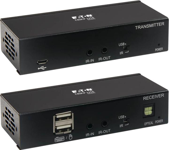 Actual product image Eaton DisplayPort over Cat6 Extender Kit KVM Support USB 4K DP1.2a PoC HDCP 2.2 230ft. 70.
